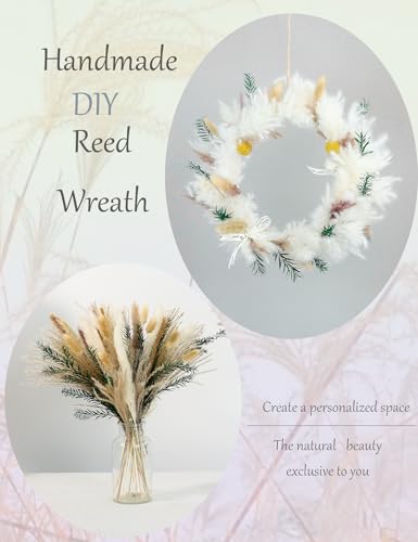 Dried Pampas Grass Bouquet 100 Stems Bohemian Decor Accent