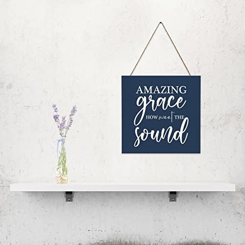 Amazing Grace How Sweet The Sound Decorative Wood Sign