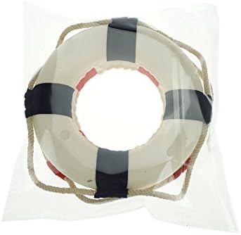 2PCS Welcome Cloth Life Ring Nautical Decor Red Blue
