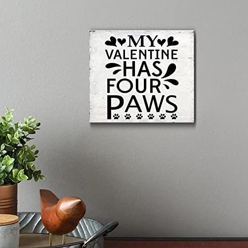 Wodevor 12x12in Wooden Plaque for Valentines Day