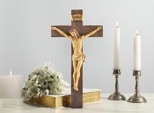 Artisan Flair Wall Cross Resin Crucifix 905 Inches