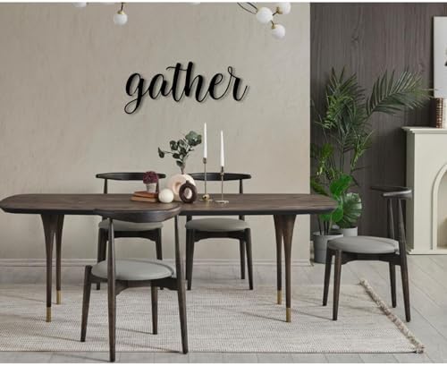 Bisamu Metal Gather Sign Art 355X16 Wall Decor