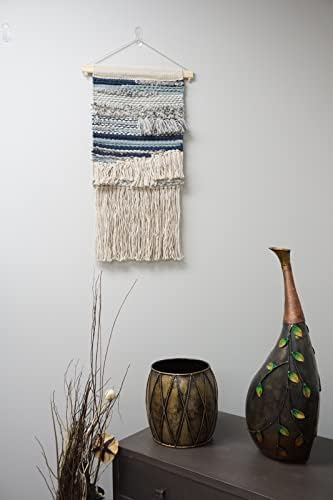 HomeManor Macrame Wall Hanging with Rod
