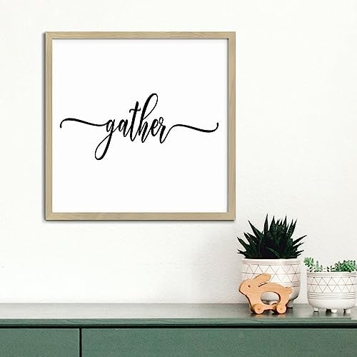 Personalized Framed Wooden Wall Art Sign 12x12in