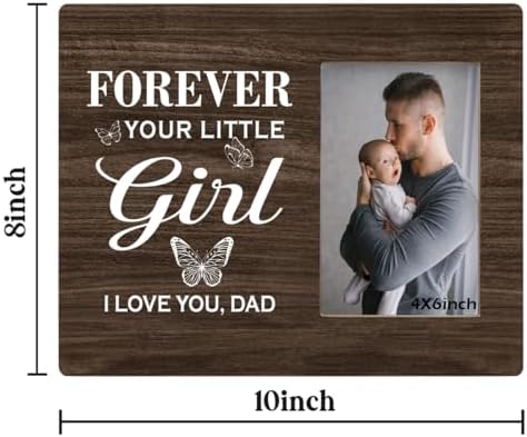 To Dad Photo Frame Gifts 8x10 Inch Wooden Frame