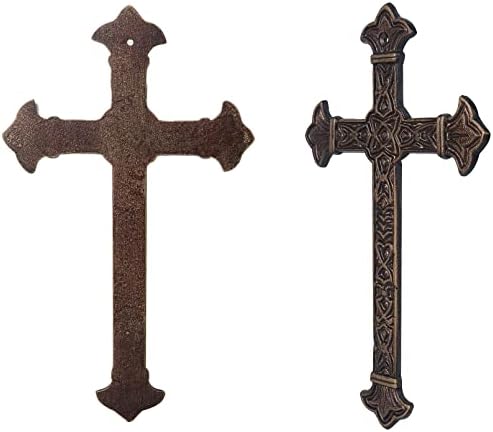 DreamsEden Metal Cross Wall Art Antique Design