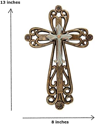 Comfy Hour Faith and Hope Collection Wall Cross Decoration