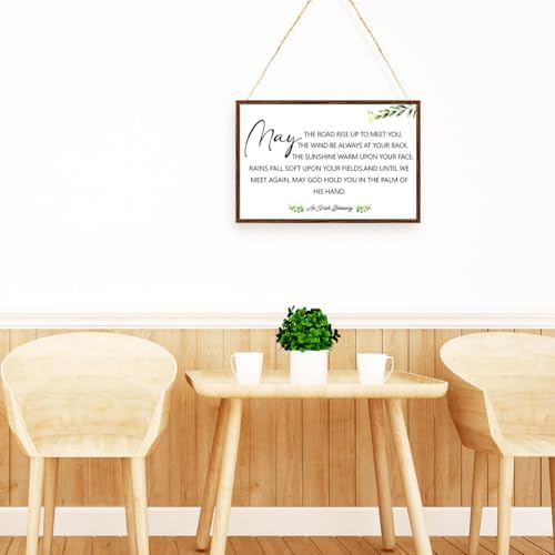 Irish Blessing Sign Wood Plaque Wall Decor