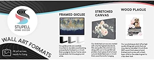 Stupell Industries Love You to Moon Canvas Wall Art Blue