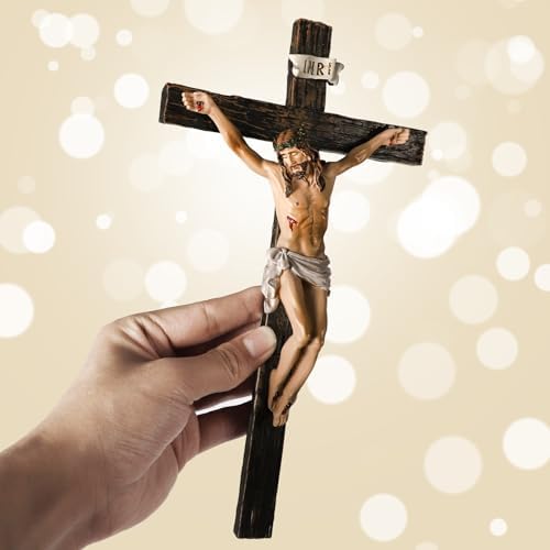 TALPGOD 10 Inch Wall Cross Religious Decor