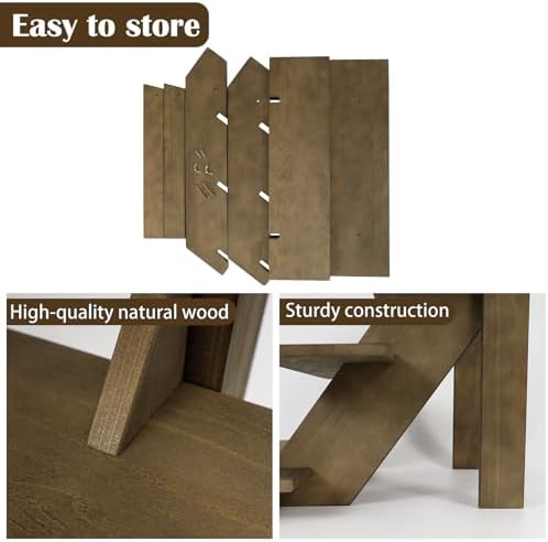 ZYP 4 Tier Wood Cupcake Display Stand