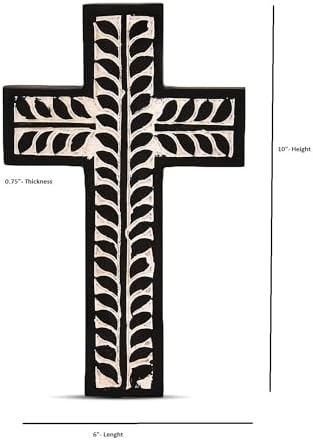 EDHAS Wooden Cross Wall Decor for Home Church