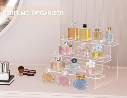 Meteou Acrylic Display Riser for Perfume and Action Figures