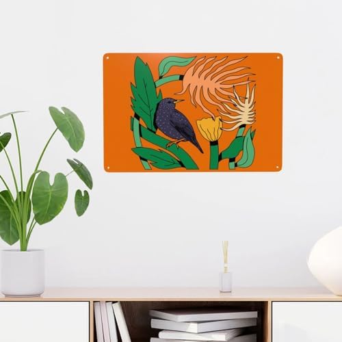 Starling Metal Tin Signs Wall Decor 55x8 Inch