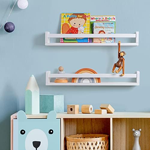 Fun Memories Double Floating Shelf for Kids Room