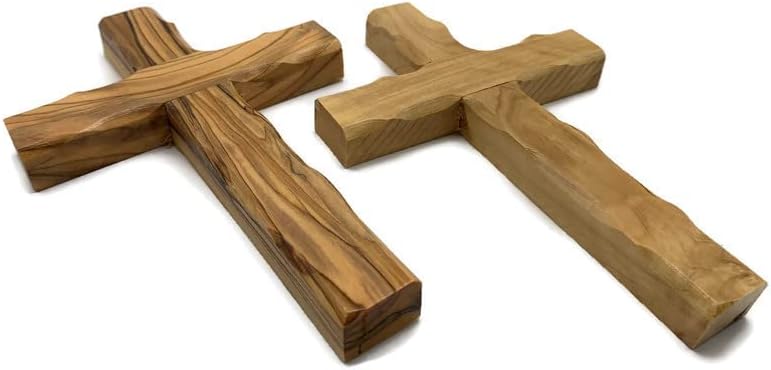 Olive Wood Wall Cross from Bethlehem 8x5 Inch