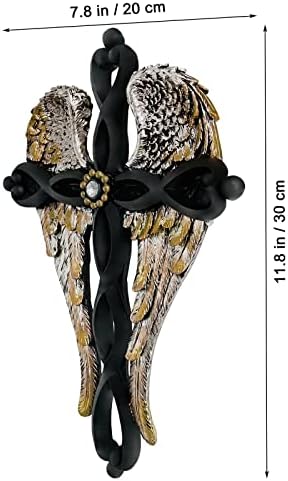 TALPGOD Angel Wings Wall Cross Decor Sculpture