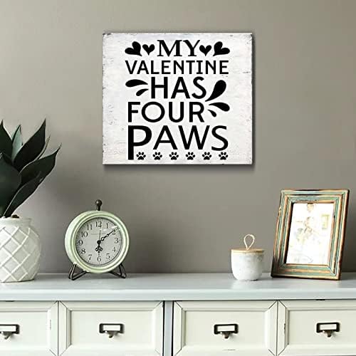 Wodevor 12x12in Wooden Plaque for Valentines Day