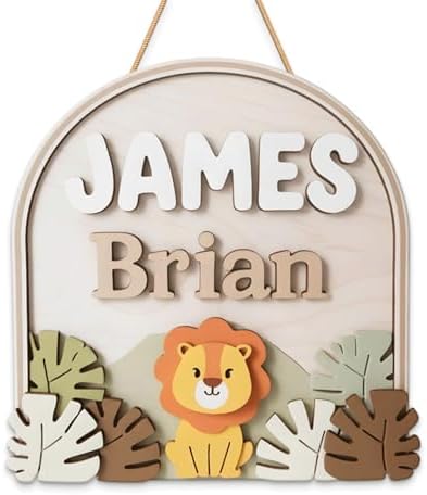Personalized Baby Name Sign for Nursery Decor