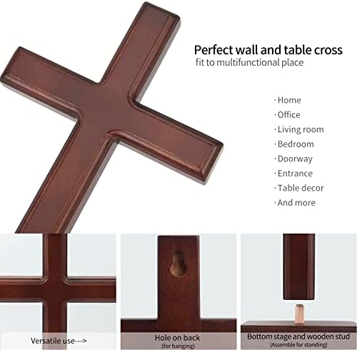 ARCHOBAN 128 Wood Cross - Standing or Hanging