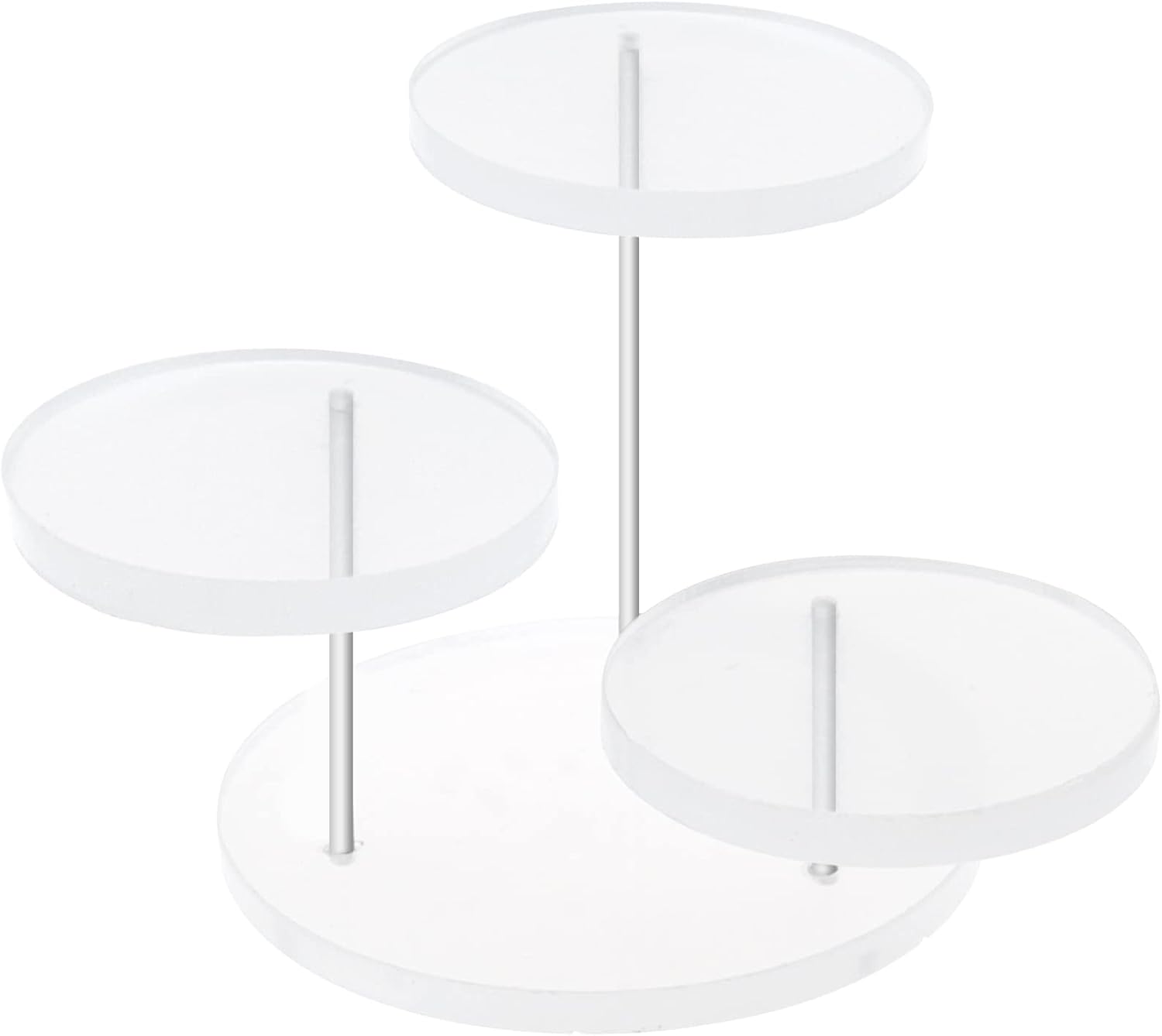 Mini Acrylic Display Riser 3 Tier Round Ring Stand