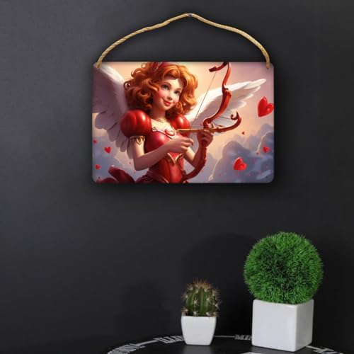 CDSASHCA Enchanting Cupids Charm Wood Sign