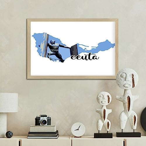 Inspirational Wood Framed Printed Sign 8x12in
