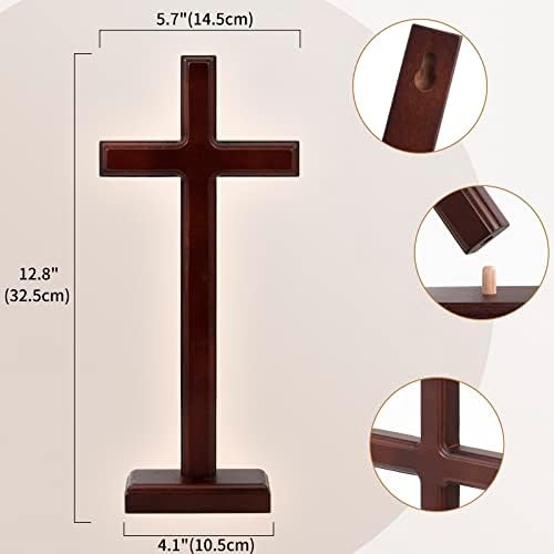 ARCHOBAN 128 Wood Cross - Standing or Hanging