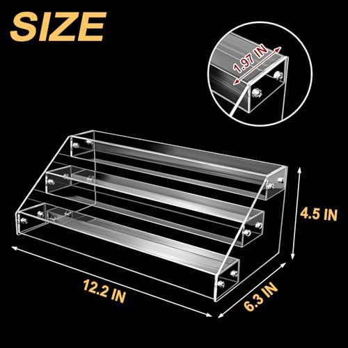 3 Tier Acrylic Riser Display Stand for Perfume and Skincare Organization