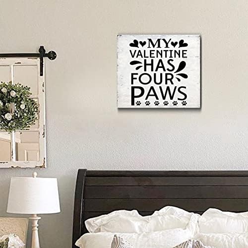 Wodevor 12x12in Wooden Plaque for Valentines Day