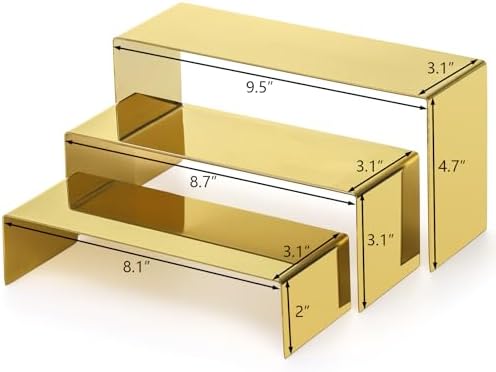 Hedume Set of 3 Shoe Handbag Display Risers 1