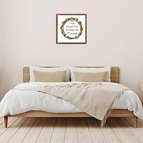 Funny Home Decor Wood Framed Wall Sign Custom Art