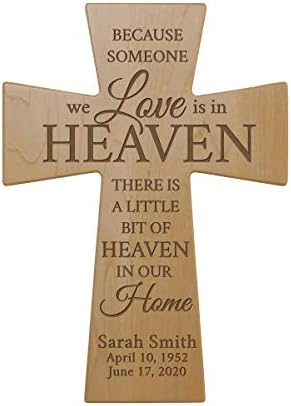 LifeSong Milestones Personalized Wooden Wall Cross