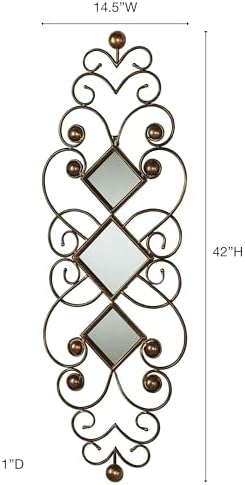 Touch of Class Falena Bronze Scrollwork Wall Sculpture 1