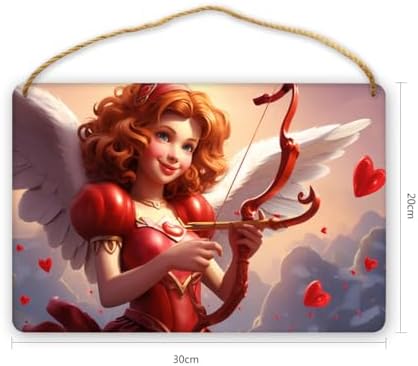 CDSASHCA Enchanting Cupids Charm Wood Sign