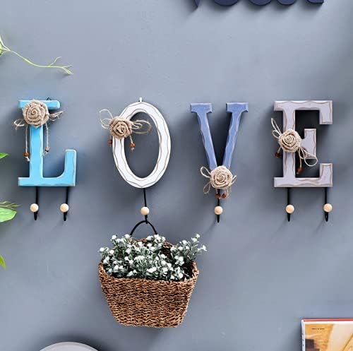 Rustic Wood Sign with HOME and LOVE Words