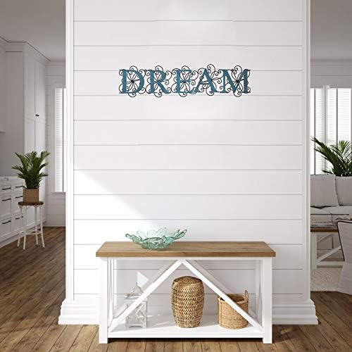 Joveco 32 Inches Metal Wall Decor Dream Signs