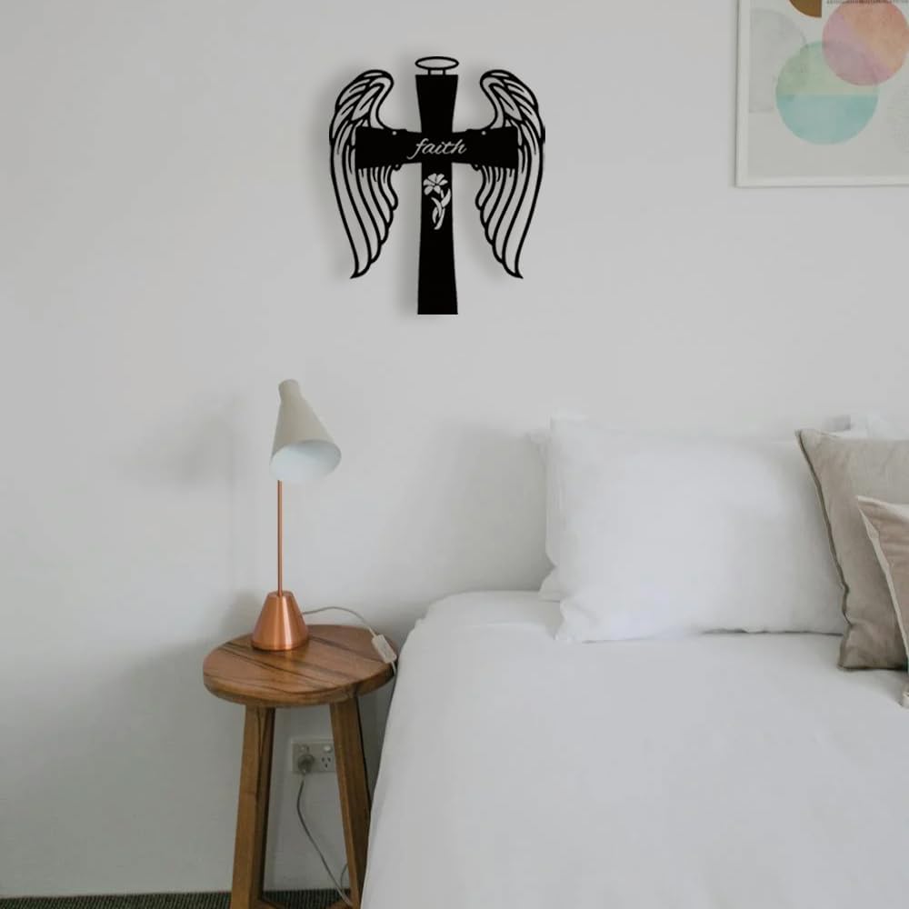 Stephy Co 14 Inch Metal Wall Cross