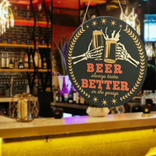 Funny Home Bar Decor Sign with Retro Style