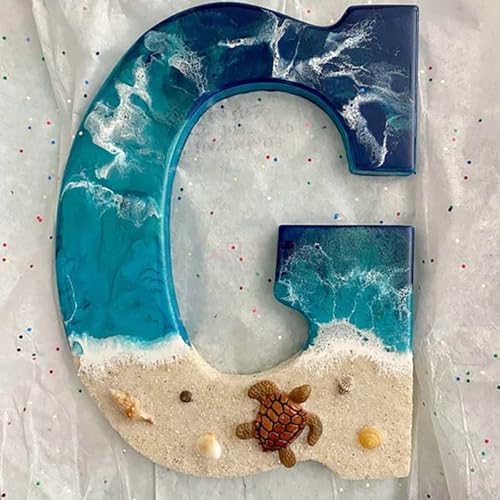 Personalized Sea Turtle Resin Letters Wall Decor