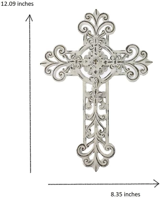Comfy Hour Faith and Hope Wall Cross 12 Inches