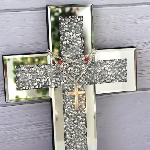 GIMORRTO Mirrored Cross Wall Decor 1