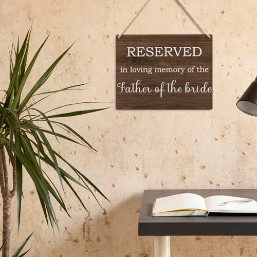 Ryeolo Wedding Memorial Sign for Father of Bride