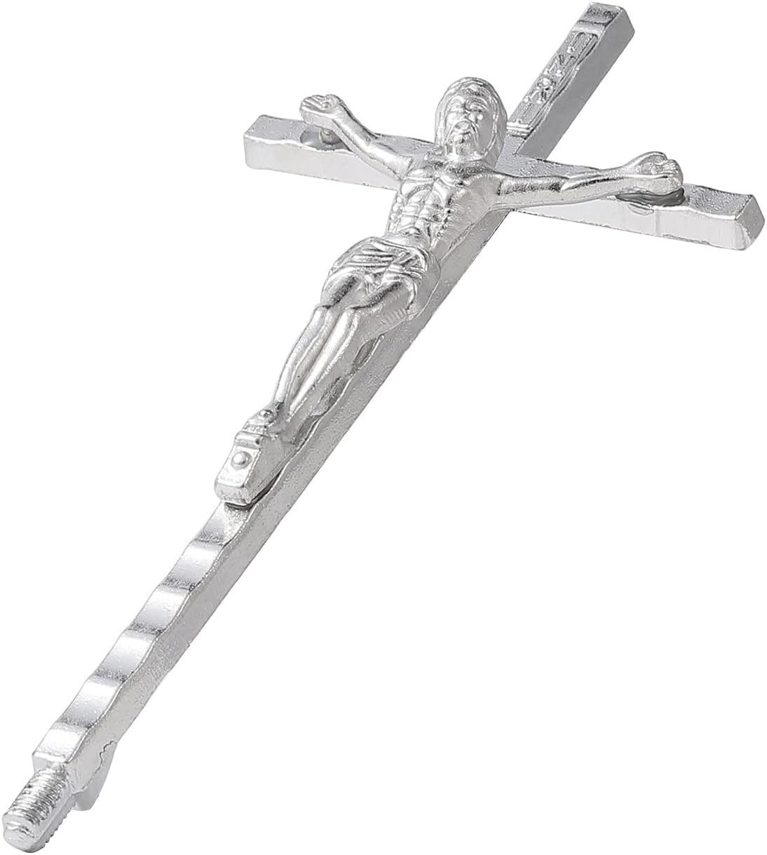 Imerance Small Silver Wall Cross Decor