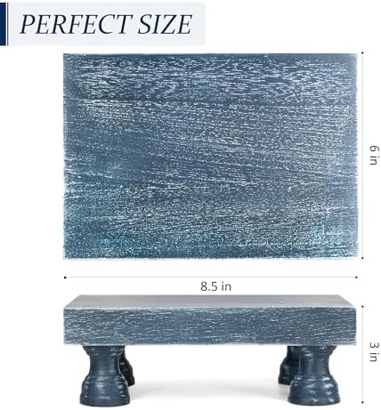 Blue Decorative Display Risers for Home Kitchen