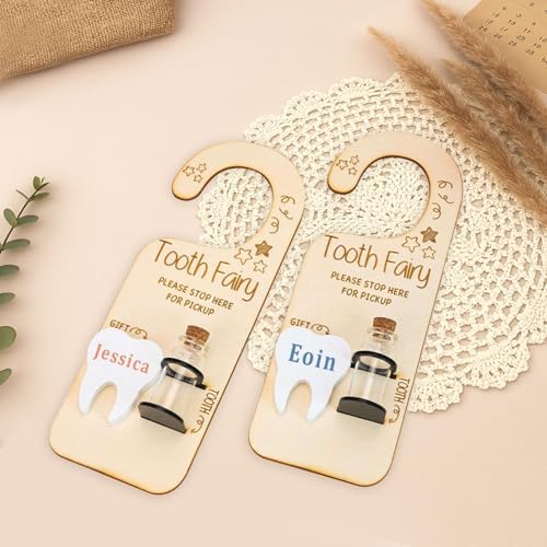 Personalized Tooth Fairy Door Hanger for Kids