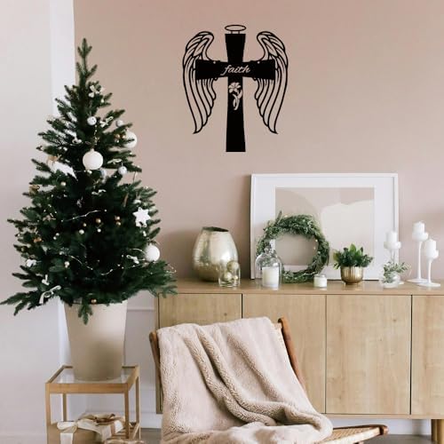 Stephy Co 14 Inch Metal Wall Cross