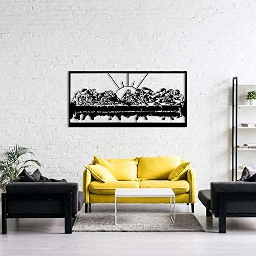 NORTH KAISER Last Supper Metal Wall Art