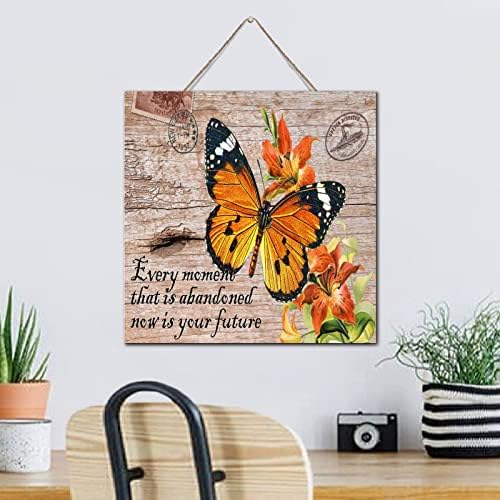 Custom Christian Butterfly Wall Art Sign 12x12