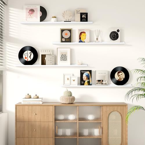 Fun Memories 48 Inch Floating Shelf Set of 4